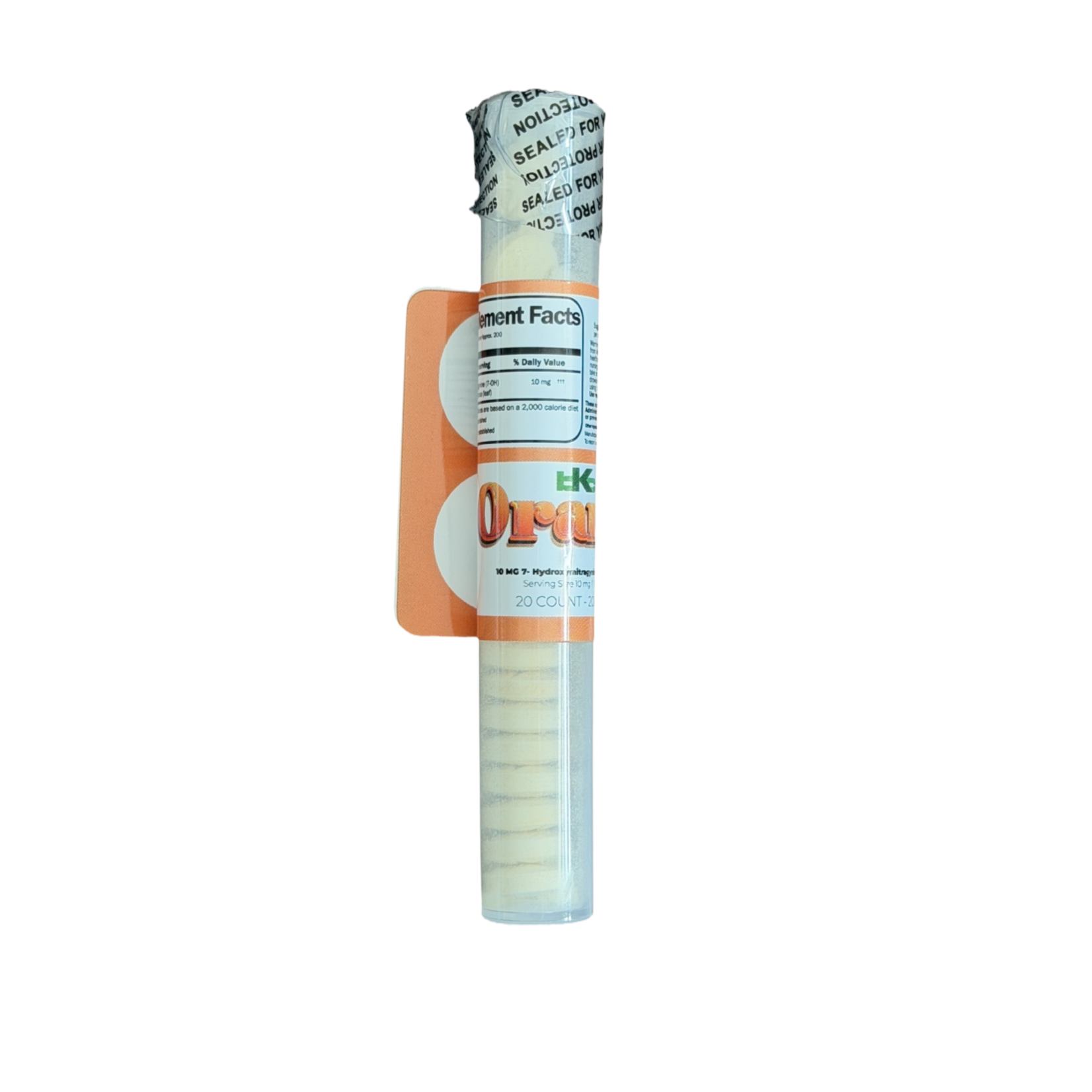 10mg Orange 7-OH tablet