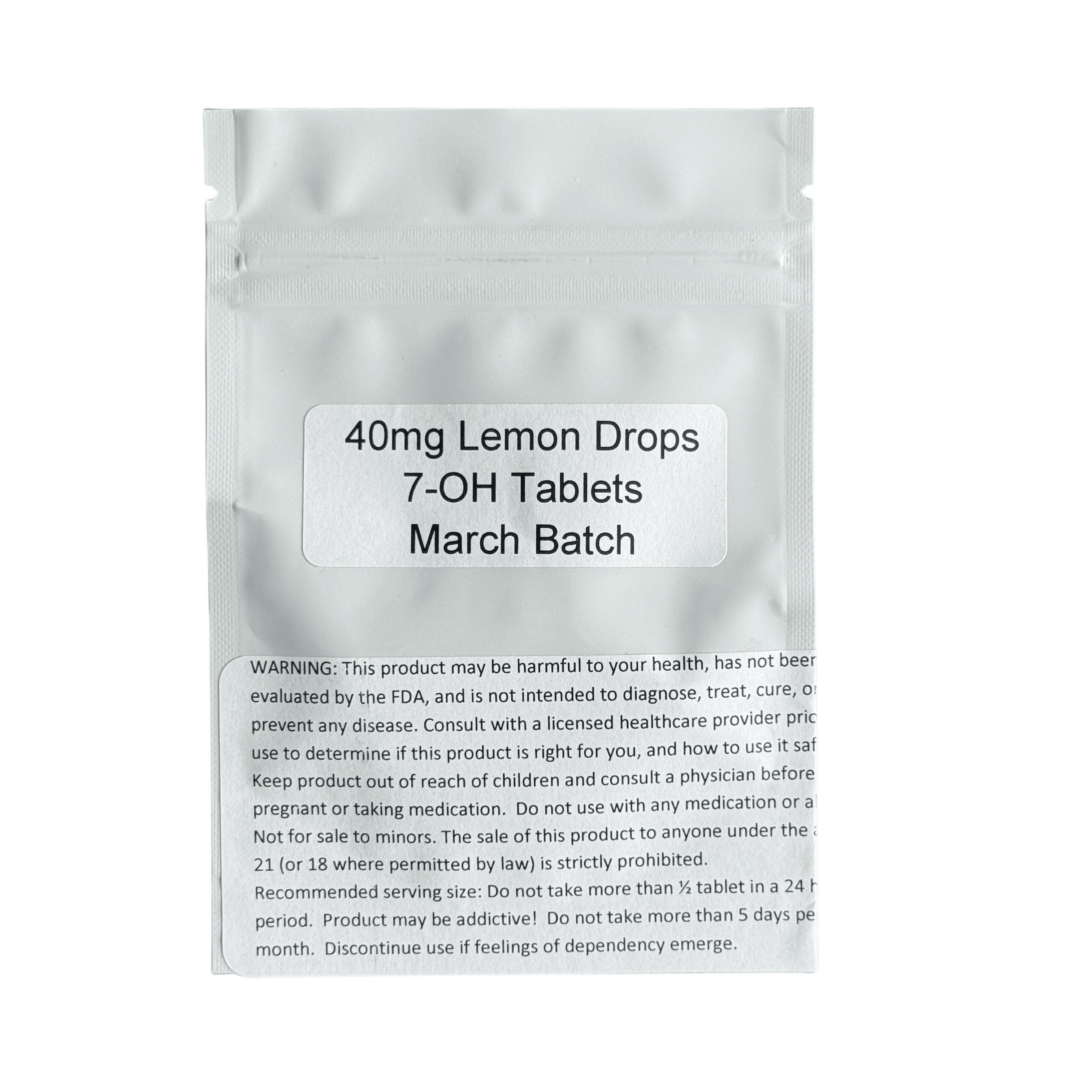 40mg Lemon Drop 7-OH tablet