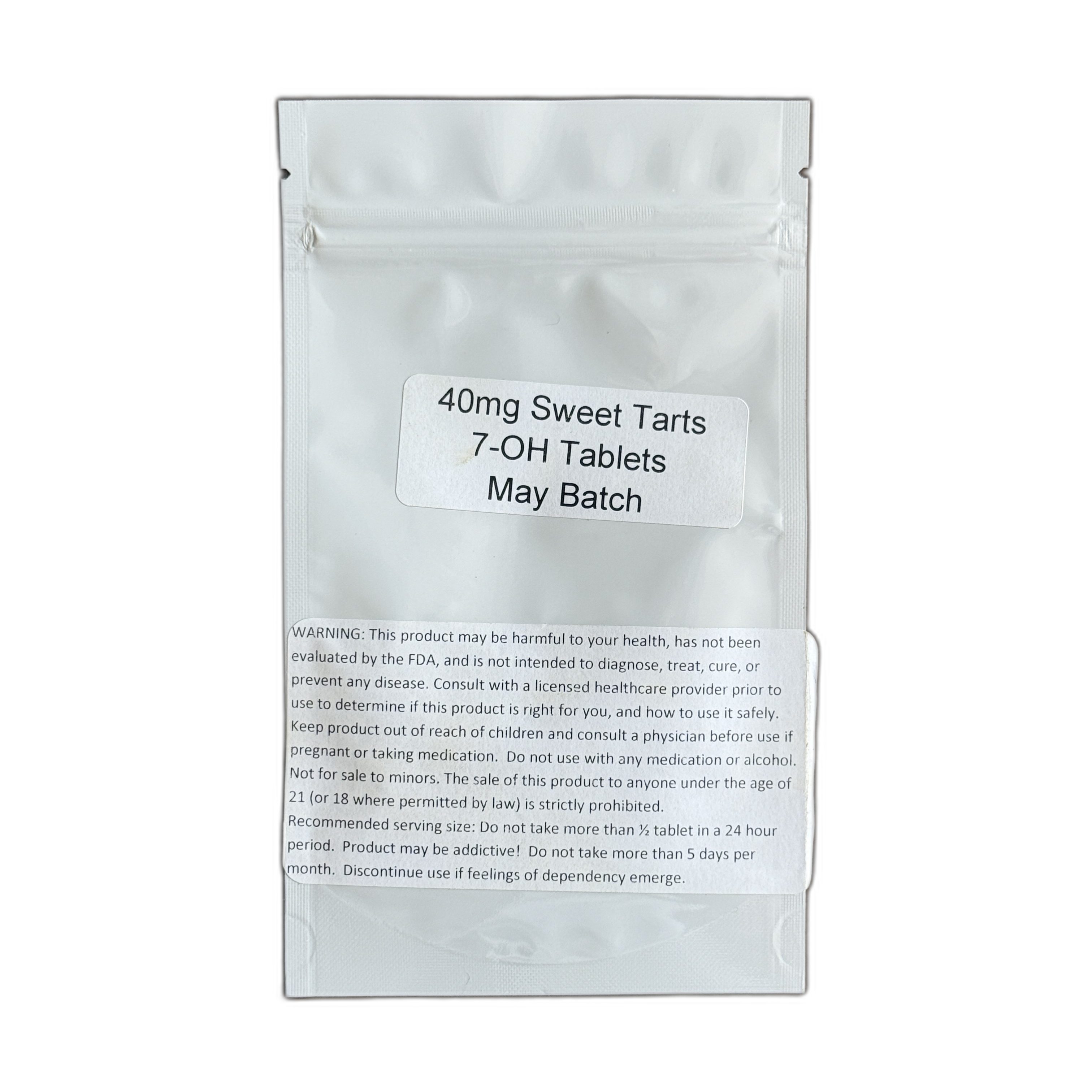 40mg Sweet Tart 7-OH tablet