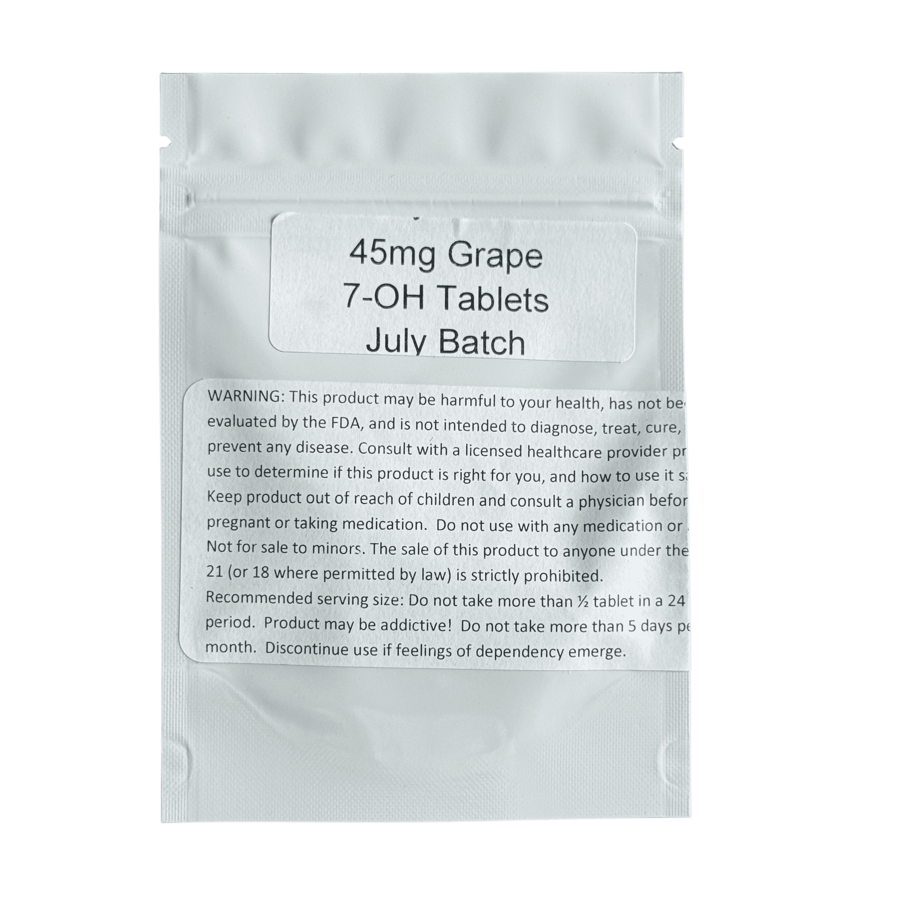 45mg Grape tablet