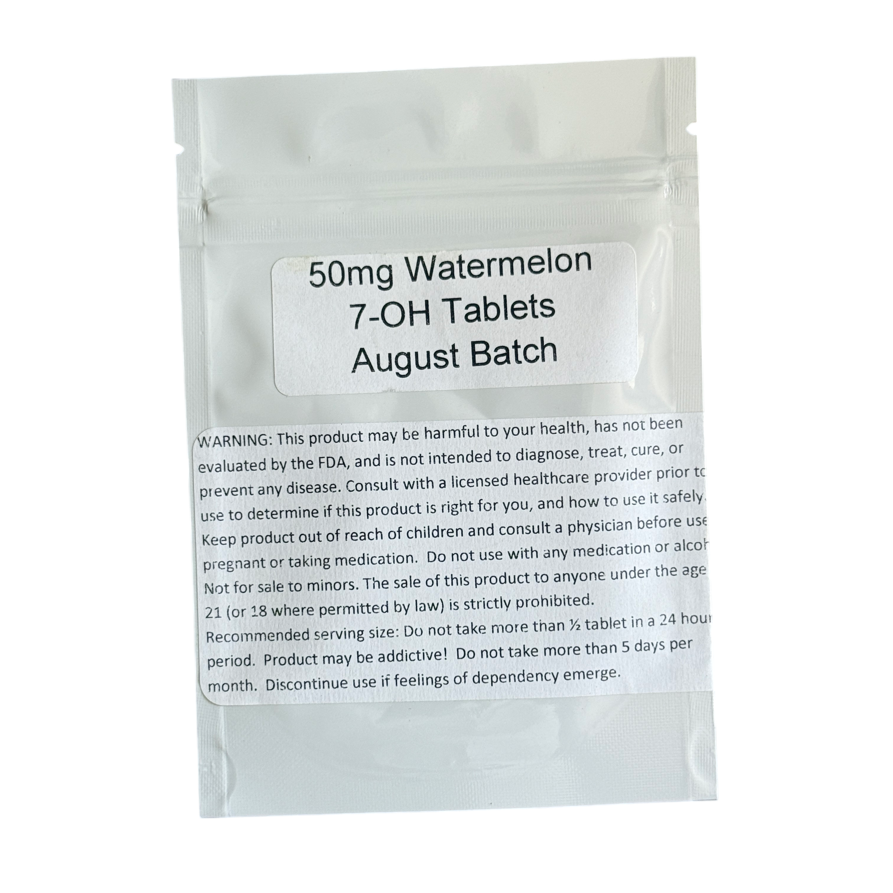 50mg Watermelon 7-OH tablet