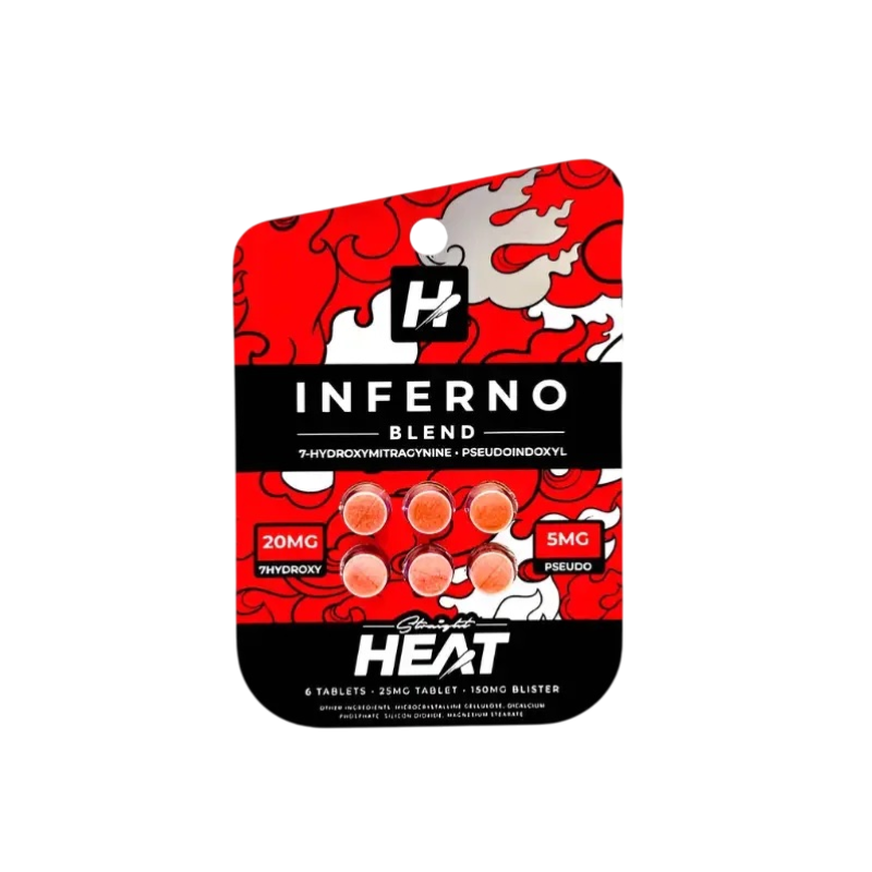 Inferno Blend 7-OH + Pseudo tablet