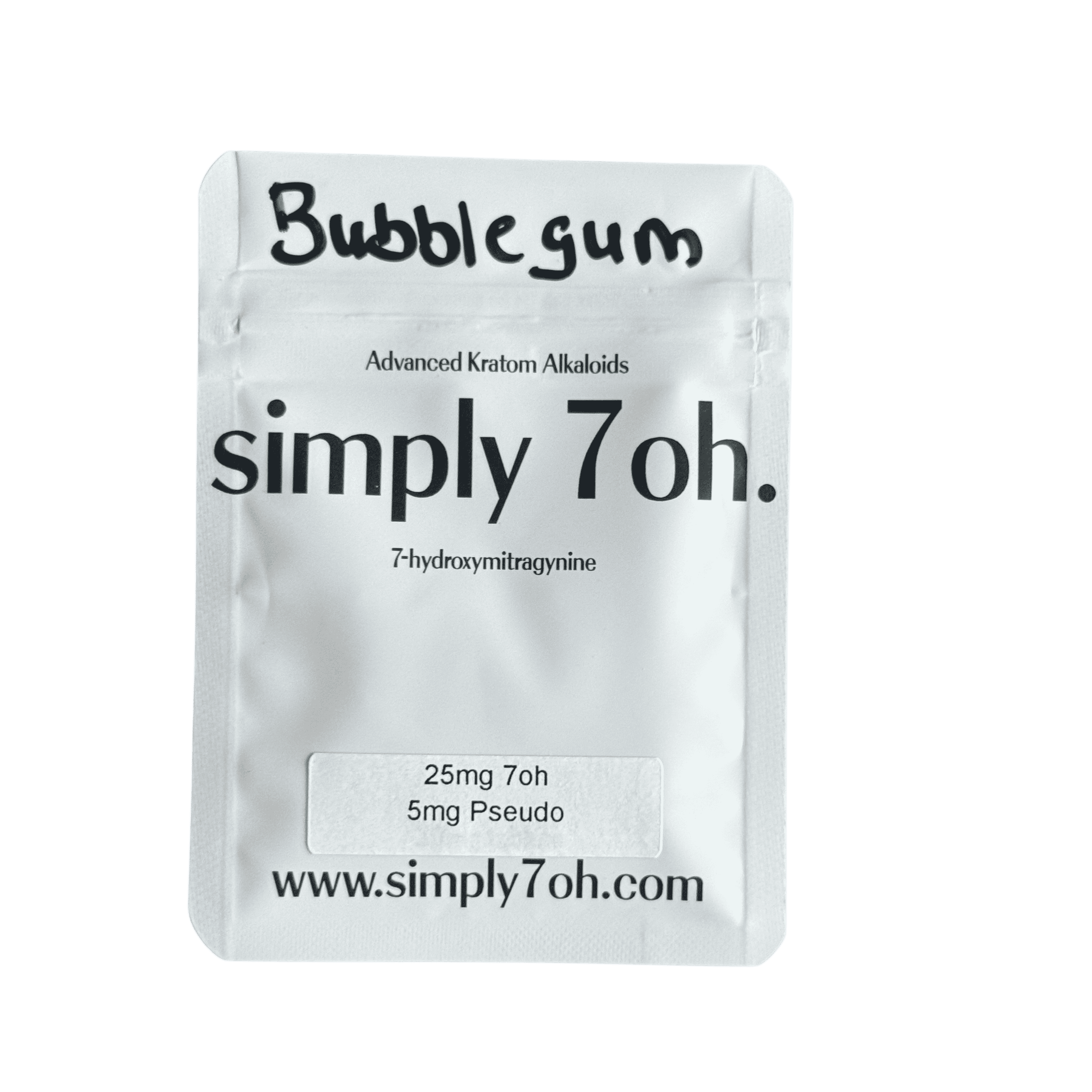 Bubblegum 7-OH + pseudo tablet
